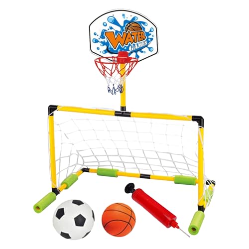 Pool Basketball Hoop, Floating Water Sports Goal, Inflatable Portable Frame, Includes Pump Ball Set for Backyard Pool, Beach, Lake, Park, Family Fun, 30.71x22.05x18.9 Inches Pool Basketball Hoop, Floating Water Sports Goal, Inflatable Portable Frame, Includes Pump Ball Set for Backyard Pool, Beach, Lake, Park, Family Fun, 30.71x22.05x18.9 Inches von ccuzs