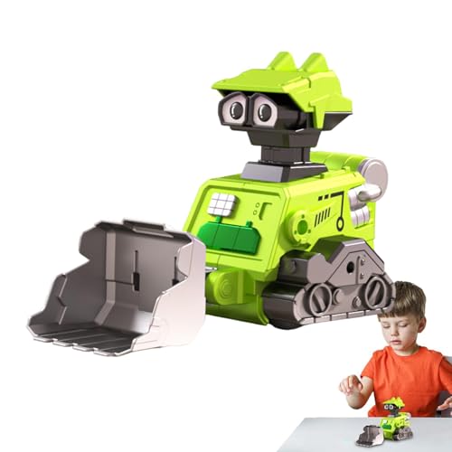 ccuzs Press and Go Bulldozer Toy, Pull Back Car with Movable Joints, Road Roller Engineering Vehicle, Educational Construction Toy for and Kids Over 3 Years, Fun Interactive, Great for Learnin von ccuzs