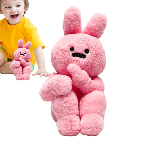 ccuzs Rabbit Stuffed Animal, Versatile Plush Bunny Toy, Snuggle Bunny Doll, Soft Cute Toy with Charming and Unique Design for Cuddling, Gifting, and Room Decor, 6.3 Inches von ccuzs