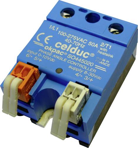 Celduc Halbleiterrelais SO465020 50A Schaltspannung (max.): 480 V/AC, 480 V/DC 1St. von Celduc