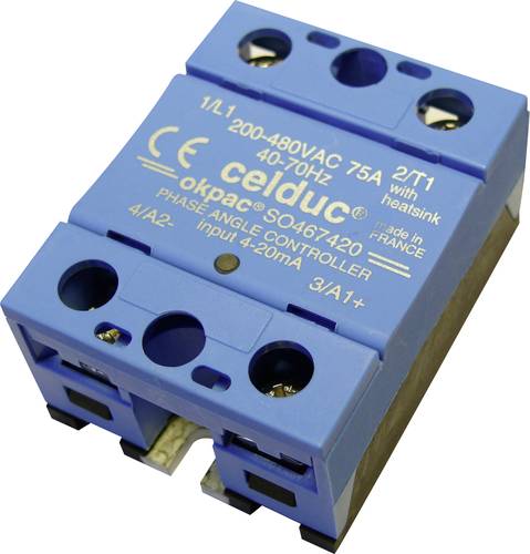 Celduc Halbleiterrelais SO467420 90A Schaltspannung (max.): 480 V/AC, 480 V/DC 1St. von Celduc
