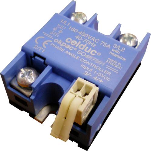 Celduc Halbleiterrelais SO367001 90A Schaltspannung (max.): 450 V/AC, 450 V/DC 1St. von Celduc