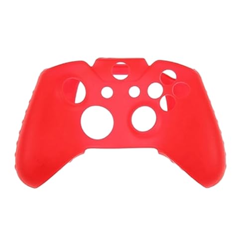 cfpqv Anti Slip Silicone Protective Case Cover Skin for Xbox One Controller Retro-Spielekonsole (Red, One Size) von cfpqv