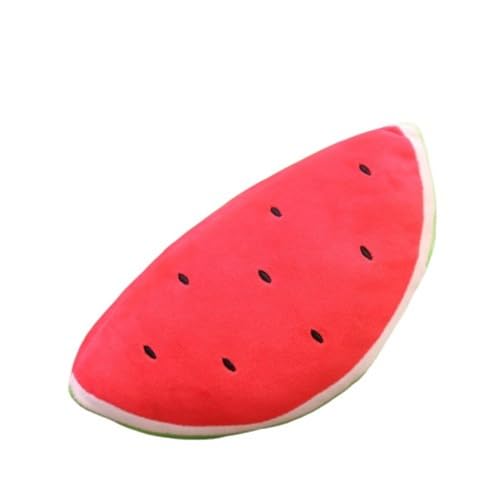 champracer 2 Stück Obst Plüschtier, Süße Kleines Gemüse Plüschpuppen, Ideal für Rollenspiele für Kinder, Kawaii Plüsch Spielzeug Geschenk für Jungen und Mädchen (20 cm,Wassermelone) von champracer