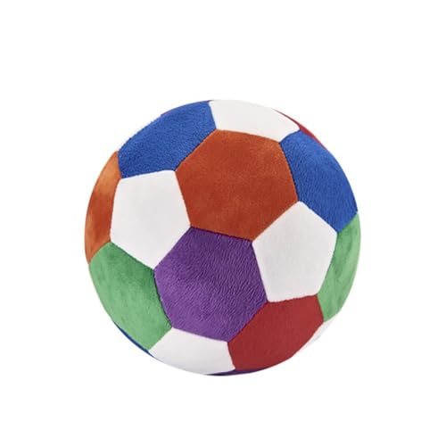 20 CM Plüsch Fußball Kissen Runde, Simulation Fußball Spielzeug, Basketball Plüschtier, Ballkissen, Flauschige Kreative Puppe Zimmer Dekorationen, Geschenk für Kinder Mädchen Jungen (Farbe) von champracer