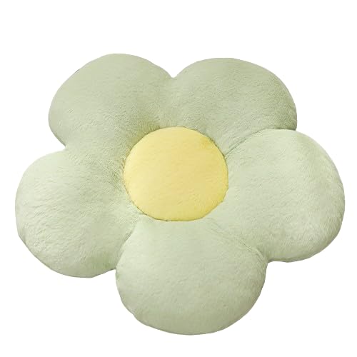 Blume Plüsch Kissen Bodenkissen, Plüschtier, Plüsch Kissen, Plüsch Pflanze, Blume Kissen, Kissen Ästhetik, Heimtextilien (50 cm,grün) von champracer