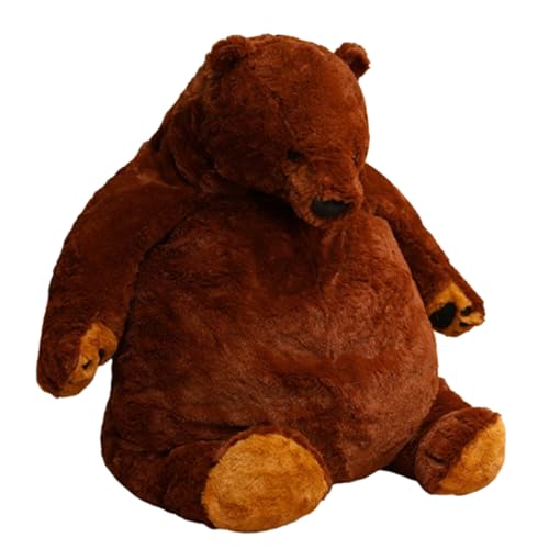 Braunbär Plüschtier Puppe Stofftier Kissen Kuscheltier Braun Bär, zum Spielen und Kuscheln, Weiches Schmusetier für Mädchen, Jungen, Babys (40 cm,Braun) von champracer