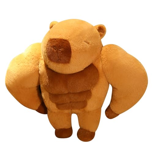 Capybara Plüschtier Puppe Stofftier Niedlicher kabibara kuscheltiere, zum Spielen und Kuscheln, Weiches Schmusetier für Mädchen, Jungen, Babys Geschenk (65 cm,braun) von champracer