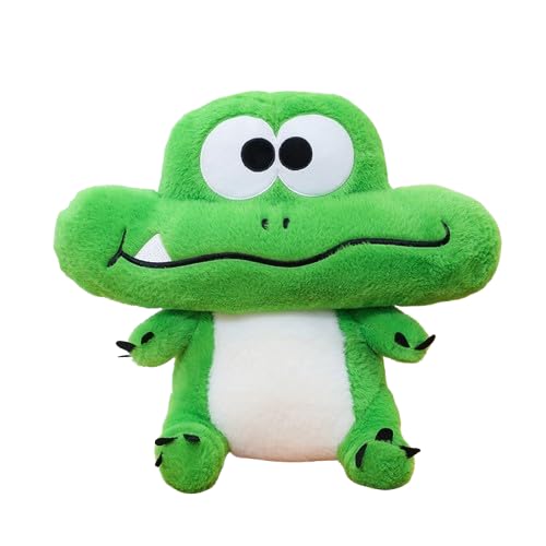 Dinosaurier Plüschtier Stofftier Kuscheltier, Groß Dinosaurier Stofftier Riesen Kuscheltier Plüsch Kissen Puppe Kuschelkissen, Plüsch Spielzeug,Geschenk für Kinder (30 cm,Grün) von champracer