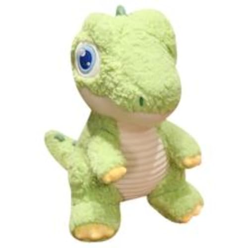 Dinosaurier Plüschtier Stofftier Kuscheltier, Groß Dinosaurier Stofftier Riesen Kuscheltier Plüsch Kissen Puppe Kuschelkissen, zum Spielen und Kuscheln, Geschenk für Kinder Mädchen (30 cm,Grün) von champracer