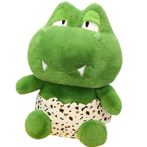 Dinosaurier Plüschtiere,Stofftier Dinosaurier Kollektion, Abnehmbare Eierschale,Plüschtier Dino 35 cm, Dino Plushie, Plüsch Dino Kissen Puppe Geschenk für Fans Kinder (65 cm,Grün) von champracer