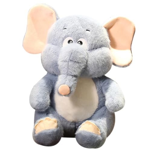 Elefantenbaby Plüschtier Puppe Stofftier Niedlicher Kissen Kuscheltier, für Ideal Zum TröSten Kuscheln Einschlafhilfe (85 cm,Elefant) von champracer