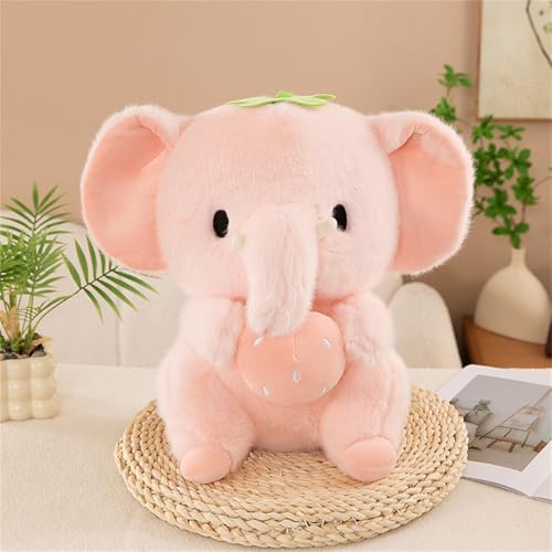 Elephant Kuscheltier Rosa, Elephant Puppe Weiches Kuscheltier, Süße Elefant Plüschtier Stofftier, Rosa Elefantenpuppe Spielzeug Kuschelige Plüschel Zum Kuscheln, Spielen Und Schlafen (54 cm) von champracer