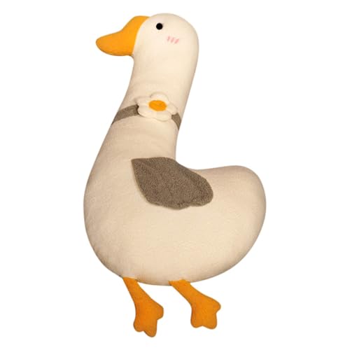 Gans Plüschtier Puppe Stofftier Niedlicher Gans Kissen Kuscheltier, für Kinder Geburtstagsgeschenk Ideal Zum TröSten Kuscheln Einschlafhilfe (130 cm,Grün) von champracer