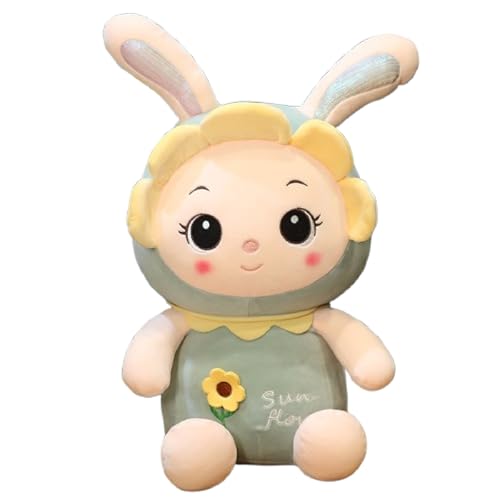 Hase Plüschtier OsternHase Puppe Stofftier Kissen Kuscheltier, zum Spielen und Kuscheln, Weiches Schmusetier für Mädchen, Jungen, Babys (100 cm,Grün) von champracer