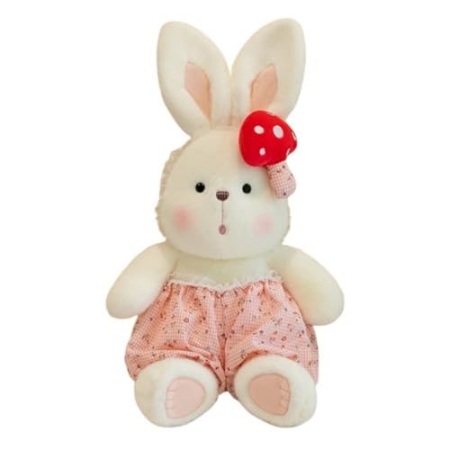 Kaninchen Plüschtier Hasen Flauschiges Stofftier Kuscheltier Große Lappen Puppe warme Sonne Puppe beruhigenden Schlaf werfen Kissen Hochzeit Valentinstag Ostern Geschenk Mädchen (36 cm,Rosa) von champracer