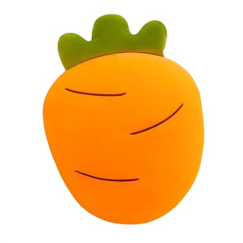 Karotte Umarmung Kissen, Kinder Schlafkissen Puppe Plüschtier,Nette Gemüse Karotten Kissen Puppen,Niedliche Gefüllte Tiere Puppe Spielzeug Geschenke Für Schlafzimmer, Bürodekoration (60 cm,orange) von champracer