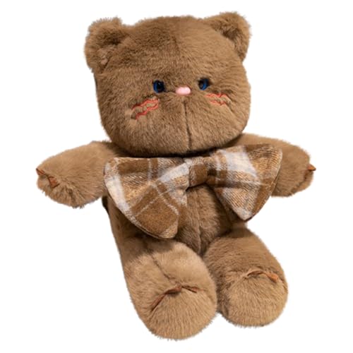 Katze Kuscheltier,Kuscheltier Lebensecht, Katze Plüschtier, Niedliches Plüschkätzchen Spielzeug für Kinder,Stofftier Flauschiges Plüschtier,Siamesische Plüschfigur Spielzeug für Kinder (42cm,Braun) Katze Kuscheltier,Kuscheltier Lebensecht, Katze Plüschtier, Niedliches Plüschkätzchen Spielzeug für Kinder,Stofftier Flauschiges Plüschtier,Siamesische Plüschfigur Spielzeug für Kinder (42cm,Braun) von champracer