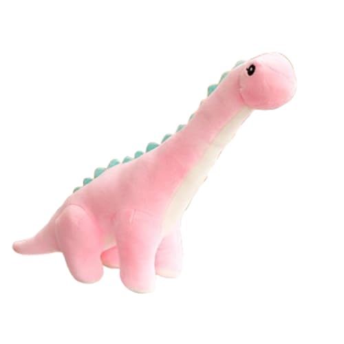 Kuscheltier Dinosaurier,Dinosaurier Plüschtier Stofftier Kuscheltier Plüsch, Stofftier Großer Cartoon Spielzeug,Stofftier Dinosaurier,Dino Kissen Puppe Geschenk für Fans Kinder (100 cm,Rosa) von champracer