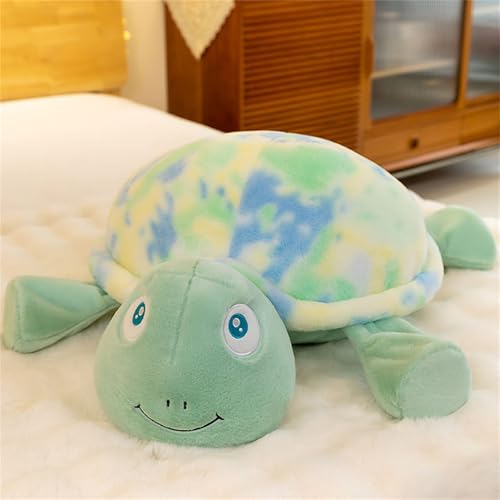 Kuscheltier SchildkröTe GroßE Augen, SchildkröTe PlüSchtier, SchildkröTe Kuscheltier, SchildkröTenpuppe Mit GroßEm Auge, Niedliche Puppen FüR Jungen Und MäDchen (55 cm,Grün) von champracer