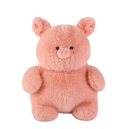 Kuscheltier Schwein Plüschtier, Schweinepuppe Spielzeug KusPuppe Stofftier Nerzstoff, für Kinder und Kuscheltierliebhaber (45 cm,Nerz (Martini Zibellina)) von champracer