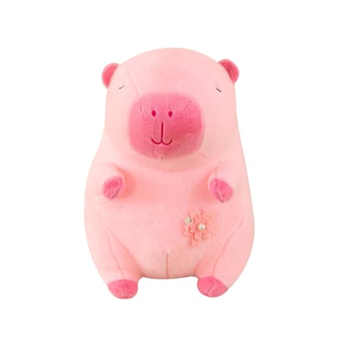 Niedlichen Capybara Plushies, Rosa Kirschblüten Wasserschwein Plüschtier,Capybara Plushie Puppen Capybara Plüschtier Capybara Plüschtier Capybara Plüsch Capybara Figur Stofftier Kissen (50cm) von champracer