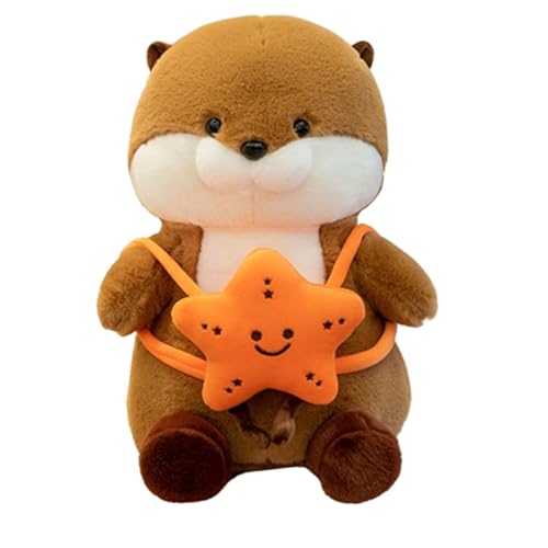 Otter Plüschtier,Kuscheltier Otter Plüschtier zum Kuscheln & Spielen Plüsch Spielzeug Kawaii Deko,Otter Plüschtier mit Rucksack,Niedliches Plüschtier, Geschenk Spielzeug Für Kinder (40cm,Stern) Otter Plüschtier,Kuscheltier Otter Plüschtier zum Kuscheln & Spielen Plüsch Spielzeug Kawaii Deko,Otter Plüschtier mit Rucksack,Niedliches Plüschtier, Geschenk Spielzeug Für Kinder (40cm,Stern) von champracer