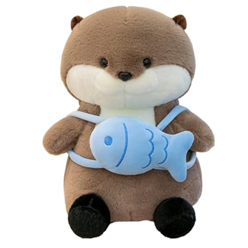 Otter Plüschtier,Kuscheltier Otter Plüschtier zum Kuscheln & Spielen Plüsch Spielzeug Kawaii Deko,Otter Plüschtier mit Rucksack,Niedliches Plüschtier, Geschenk Spielzeug Für Kinder (50cm,Fisch) Otter Plüschtier,Kuscheltier Otter Plüschtier zum Kuscheln & Spielen Plüsch Spielzeug Kawaii Deko,Otter Plüschtier mit Rucksack,Niedliches Plüschtier, Geschenk Spielzeug Für Kinder (50cm,Fisch) von champracer