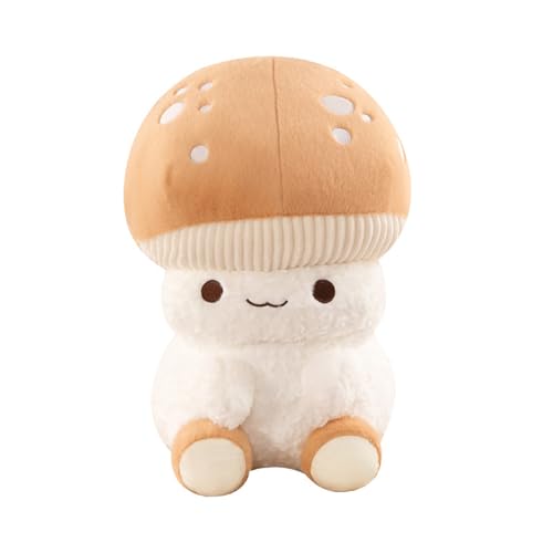 Pilz Plüschtier Pilz Kuscheltier, Stofftiere Pilze Plüsch Süße Plüschtier,Pilz Kissen Pausbäckiges Plüschkissen in Form eines Pilzes,Mushroom Plush Pillow Deko Geschenk für Geburtstag (55 cm) von champracer