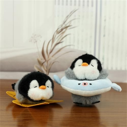 Pinguin Kuscheltier Anhänger, Pinguin Plüschtier Schlüsselanhänger Anhänger, Süße Pinguin Puppe Stofftiere Kuscheltier Pinguin Plüschtier, Klein Pinguin Plüschtier Für Schulranzen (2pcs-#a) von champracer