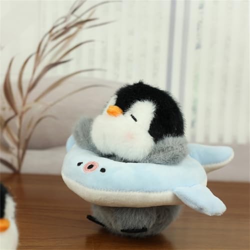 Pinguin Kuscheltier Anhänger, Pinguin Plüschtier Schlüsselanhänger Anhänger, Süße Pinguin Puppe Stofftiere Kuscheltier Pinguin Plüschtier, Klein Pinguin Plüschtier Für Schulranzen (Blau) von champracer