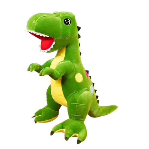 Plüsch Dinosaurier, Dinosaurier Plüsch Spielzeug Plüschtier Kinder Plüsch Kissen groß niedlich Dinosaurier Plüsch Spielzeug Plüsch Kissen Puppe Junge Mädchen Kinder (100 cm,Grün) von champracer