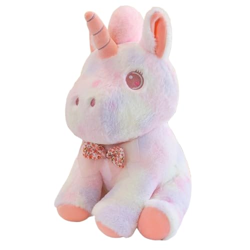 Plüsch Einhorn Kuscheltier,Plüsch Regenbogen Einhorn, Super Weiches Einhorn Kissen-Stofftier Süße Plüschtier.Regenbogen Fliegendes Einhorn Plüschkissen,für Jungen Mädchen (90 cm,rosa) von champracer