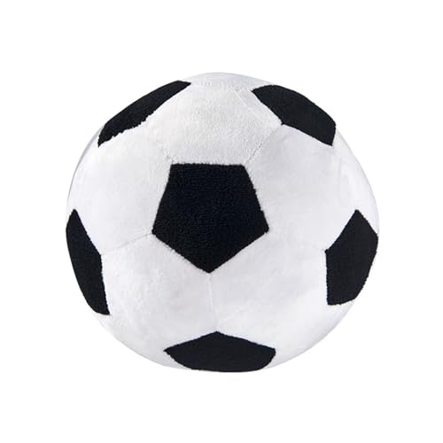 Plüsch Fußball Spielzeug,Flauschiges, weiches Fußballkissen,Flauschige Ball Ballkissen,tolles Geschenk für Fußballliebhaber, Geschenk für Kinder (Fußball 22cm) von champracer