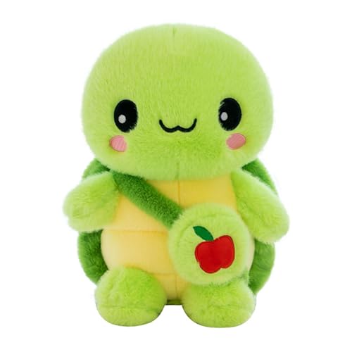 Plüsch-Schildkröte, Kuscheltier Schildkröten, Kuscheltier Spielzeug Wurfkissen, Kawaii Schildkröte Stofftier, Geschenk für Kinder Mädchen (45 cm,grüner) von champracer