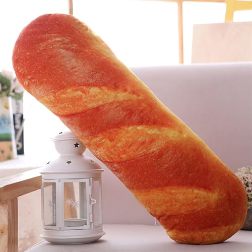 Plüschtier Brotimitation Stofftier, Pillow Kissen Spoof Brot, zum Spielen und Kuscheln, Weiches Schmusetier für Mädchen, Jungen, Babys (50 cm,Butter) von champracer