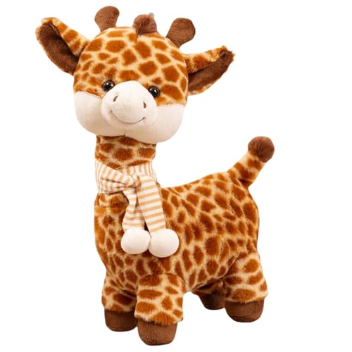 Plüschtiere Giraffe, Kuscheltier Giraffe Süßes Kuscheltier Weiche Giraffe Spielzeug Puppe Geburtstagsgeschenk (28 cm) von champracer