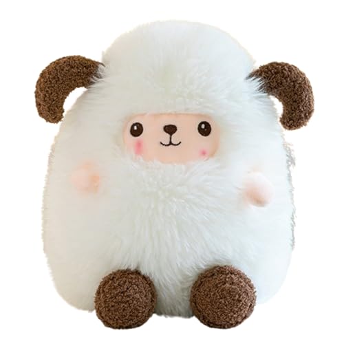 Schaf Plüschtier Süße Kuscheltier Schaf, Alpaka Kuscheltier, Kawaii Lamm Kuscheltier Stofftiere Schaf Plüsch,Sheep Weihnachten Geburtstag Geschenk Jungen (55 cm,Weiß) von champracer