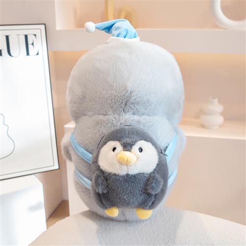 Seelöwe Plüschtier Kuscheltier, Seelöwe Stofftier Klein, Realistisches Seelöwen Plüschtierspielzeug Kawaii Seelöwen Plüschkissen, Hübsches Weiche Seelöwe Plüschpuppe Heimdekoration (Schulranzen,25 cm) von champracer