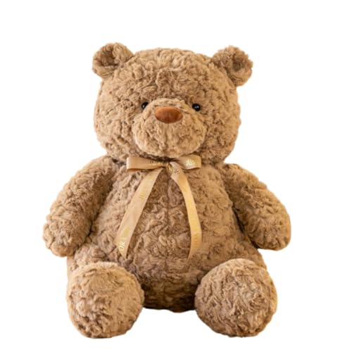 Teddybär Plüschtier Stofftier, Kuscheltier Plüsch-Bär, zum Spielen und Kuscheln, Weiches Schmusetier für Mädchen, Jungen, Babys (48 cm,Braun) von champracer