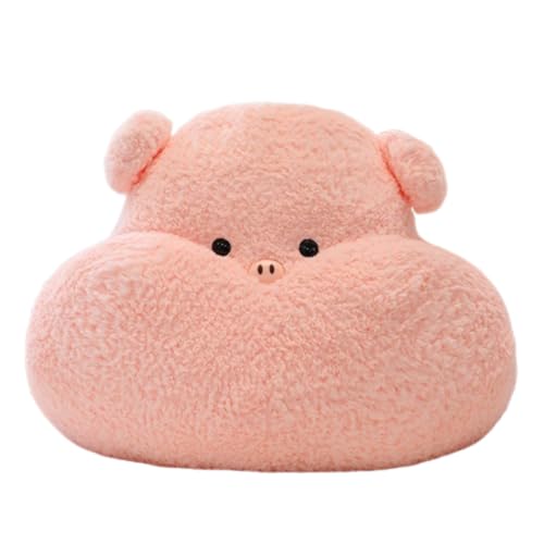 Tier Plüsch Puppe Kissen Puppe zu schlafen Kissen，Kuscheltier Jungen, Mädchen & Babys, Flauschiges Kuschelkissen für Kinder ab 12 Monaten, Weiches Stofftier-Kissen, 1 Stück (75cm,Rosa Schwein) von champracer