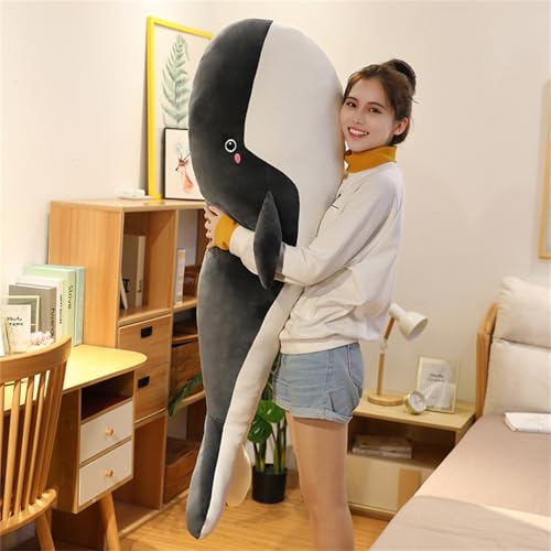 Walfisch Plüschtier Puppe Stofftier Niedlicher Wal Wurfkisse,Wal Plüschtier,Süßes Weiches Orca Kuscheltie, für Kinder Mädchen Jungen Geburtstagsgeschenk TröSten Kuscheln Einschlafhilfe (160cm,blau) Walfisch Plüschtier Puppe Stofftier Niedlicher Wal Wurfkisse,Wal Plüschtier,Süßes Weiches Orca Kuscheltie, für Kinder Mädchen Jungen Geburtstagsgeschenk TröSten Kuscheln Einschlafhilfe (160cm,blau) von champracer