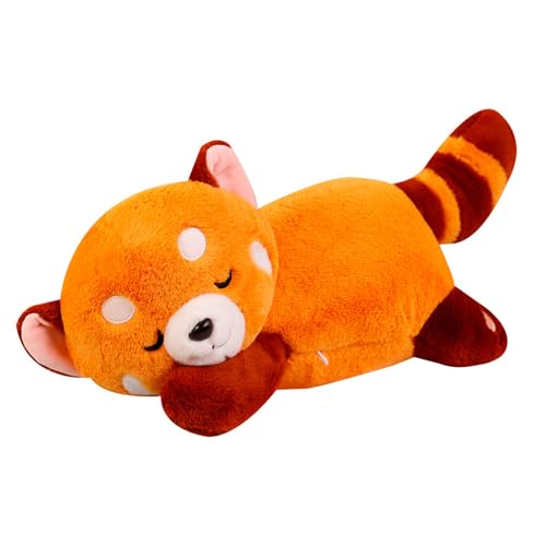 Waschbär Plüschtier Puppe Stofftier Niedlicher Waschbär Kissen Kuscheltier, zum Spielen und Kuscheln, Weiches Schmusetier für Mädchen, Jungen, Babysn (50 cm,Waschbär) von champracer