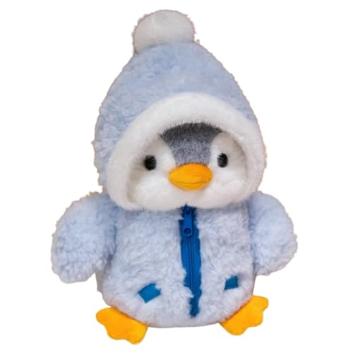 champracer 25cm Pinguin Stofftier Plüschtier Plüsch Spielzeug Plüschtier Kissen Spielzeug Geschenk für Geburtstagsgeschenk Dekoration (blau) von champracer