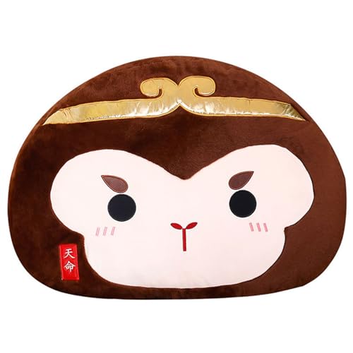 champracer AFFE Kuscheltier Spielzeug AFFE Plüschtier Kissen, AFFE Wukong Anime Plüschtier, Super Weiche Stofftier Spielzeug, Geschenke für Jungen Und Mädchen (60x45 cm) von champracer