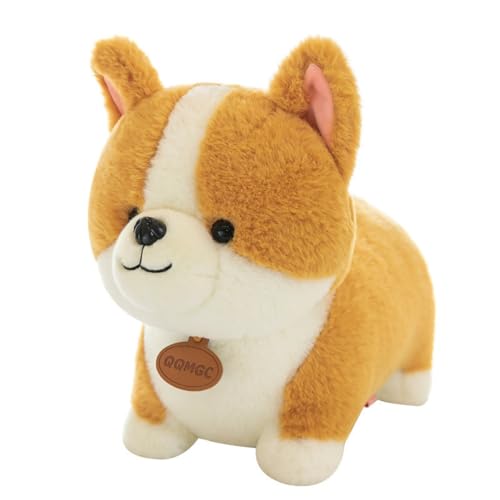 champracer Corgi Plüschtier Shiba Inu Plüschtier Kuscheltier Hund Hund Plüsch Kissen Hunde Kuscheltier für Kinder (25cm) von champracer