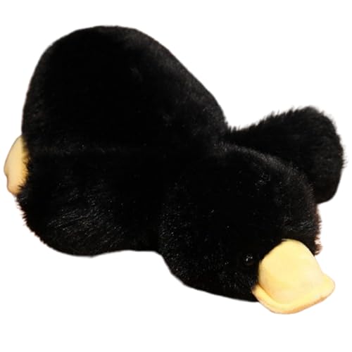 champracer Ente Kuscheltier Enten Plüsch Spielzeug Plüschtier Ente Plüschtier Ente Spielzeug Gemütliches Schmusetier Plüsch Ente, Geschenk für Kinder (65cm,Schwarz) von champracer