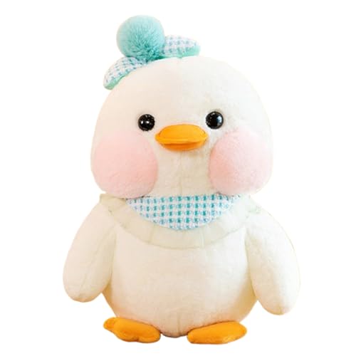 champracer Ente Plüschtier, süße Kuscheltier Ente, Flauschig Weiche Entenplüsch Spielzeug, Ente Plush Toy, Cartoon-Puppe, Geschenk für Kinder (30 cm,Blau) von champracer