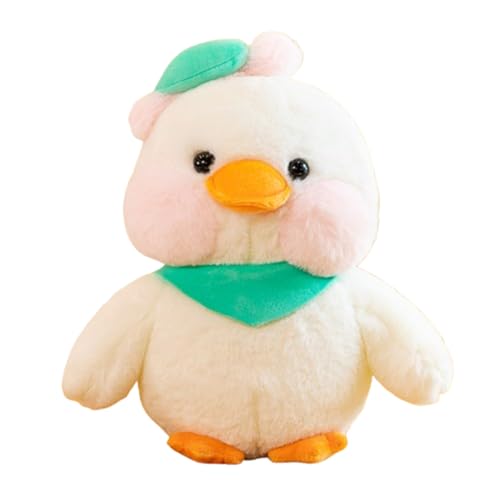 champracer Ente Plüschtier, süße Kuscheltier Ente, Flauschig Weiche Entenplüsch Spielzeug, Ente Plush Toy, Cartoon-Puppe, Geschenk für Kinder (30 cm,Grün) von champracer