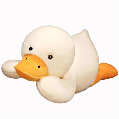 champracer Gans Kuscheltier, Große Ente Plüschtier, Plüschtier Gans, Riesige Gans Plüschtiere Große, GroßE Gans Puppe Weiches Kuscheltier, Geschenke für Jungen und Mädchen (100 cm) von champracer